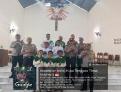 Minggu Kasih, Polres Sikka Turun ke Tempat Ibadah, Serap Aspirasi dan Jaga Kerukunan