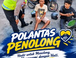 POLANTAS PENOLONG, WAJAH HUMANIS SATLANTAS POLRES TTU: HADIR BUKAN HANYA MENGATUR, TETAPI JUGA MENGAYOMI DENGAN HATI