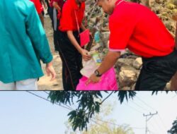 Mahasiswa Ilmu Pemerintahan Universitas Timor Turun Ke Masyarakat Aksi Pembersihan Lingkungan di BTN Km 9 Wujudkan Kepedulian Sosial
