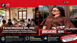 Farid Mamma Soroti Siaran Langsung Fenny Frans, Forum Jurnalis dan Pengacara Desak Aparat Bertindak