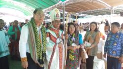 Bupati SBS Pimpin Rombongan Pemkab Malaka Hadiri Misa Syukur 40 Tahun Imamat Rm. Aloysius Kosat di TTU