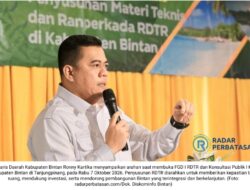 Pemkab Bintan Matangkan Rencana Tata Ruang Demi Investasi