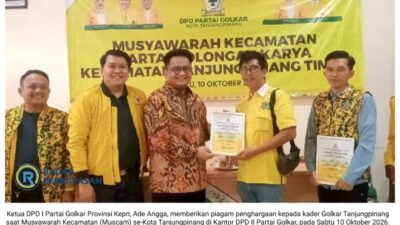 Ade Angga Bakar Semangat Kader Golkar Tanjungpinang