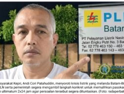 Batam Bintan Blackout Tokoh Kepri Beri Ultimatum