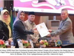 Seluruh Fraksi DPRD Kepri Setujui Ranperda Aset