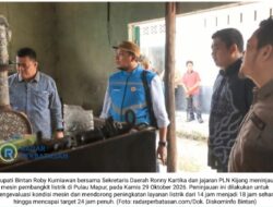 Listrik Pulau Mapur Dikebut Menuju 24 Jam Penuh